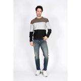 Lee Cooper Erkek Sage O Yaka Triko Kazak 241056 Vizon-Gri-Füme - 2XL - Vizon - Gri