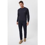 Lee Cooper Ethan Erkek O Yaka Sweatshirt Kahve-Karamel