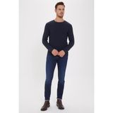 Lee Cooper Fergie Erkek O Yaka Kazak - S - Lacivert
