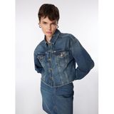 Lee Cooper Freya 2 Mavi Kadın Denim Ceket, Mavi, M