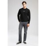 Lee Cooper Frose Erkek O Yaka Sweatshirt Siyah