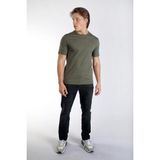Lee Cooper Gael Erkek %100 Pamuk O Yaka T-Shirt Haki - 10-Yeşil