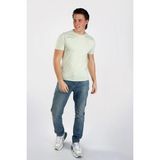 Lee Cooper Gael Erkek %100 Pamuk O Yaka T-Shirt Mint - 10-Yeşil