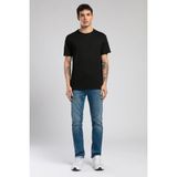 Lee Cooper Gael Erkek O Yaka T-Shirt Siyah - 05-Siyah
