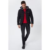 Lee Cooper Glory Erkek Şişme Mont Siyah 2XL Modern Tasarım ve Konforlu Kullanım