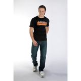 Lee Cooper Grant Erkek %100 Pamuk O Yaka T-Shirt Siyah - 05-Siyah