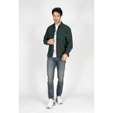 Lee Cooper Harold Erkek Dokuma Uzun Kol Gömlek Zümrüt - 2XL - Yeşil