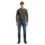 Lee Cooper Harry Orta Bel Düz Kesim Paça Jean Pantolon, 30/32, 261 LCM 121062, HANCOCK MID BLUE, Erkek