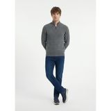 Lee Cooper Harry Orta Bel Düz Kesim Paça Mavi Jean Pantolon, 36/34, 261 LCM 121088, HANZADE MID BLUE, Erkek