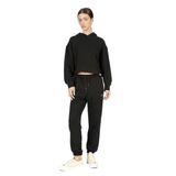 Lee Cooper Heaven Kadın Kapüşonlu Sweatshirt Siyah, XS