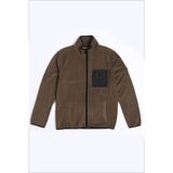 Lee Cooper Hector Erkek Dik Yaka Sweatshirt Haki