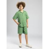 Lee Cooper Inos Erkek Çocuk%100 Pamuk Şort Yeşil, 12 Yaş, 262 LCB 221007, YEŞİL, Erkek Çocuk