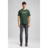 Lee Cooper Jack Erkek Mavi Slim Fit Yüksek Bel Dar Paça Jean Pantolon 4 Cep ile Şık Günlük Stil - 33 - 32