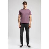 Lee Cooper Jack Erkek Slım Dar Kesim Yüksek Bel Dar Paça Jean Pantolon Antrasit - 36 - 32 - Koyu Antrasit