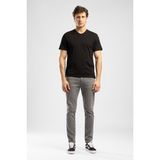 Lee Cooper Jack Erkek Slım Dar Kesim Yüksek Bel Dar Paça Jean Pantolon Gri - 36 - 32