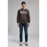 Lee Cooper Jack Erkek Slım Dar Kesim Yüksek Bel Dar Paça Jean Pantolon Mavi - 31 - 32