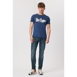 Lee Cooper Jack Erkek Slım Dar Kesim Yüksek Bel Dar Paça Jean Pantolon Yeşil - 29 - 32 - Açık Yeşil