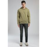 Lee Cooper Jack Erkek Slım Dar Kesim Yüksek Bel Dar Paça Jean Pantolon Yeşil - 32 - 32