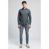 Lee Cooper Jack Erkek Slim Fit Pamuklu Jean Pantolon Mavi - Gri - 34 - 32