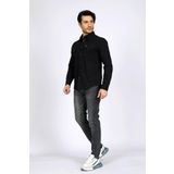 Lee Cooper Jack Normal Bel Dar Kesim Dar Paça Gri Erkek Jean Pantolon