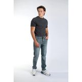Lee Cooper Jagger Erkek Slım Straıght Dar Kesim Normal Bel Düz Paça Jean Pantolon Gri - 36 - 34