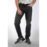 Lee Cooper Jagger Erkek Slım Straıght Dar Kesim Normal Bel Düz Paça Jean Pantolon Gri - 38 - 34 - Koyu Gri