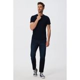 Lee Cooper Jagger Erkek Slım Straıght Dar Kesim Normal Bel Düz Paça Jean Pantolon Mavi - 36 - 34 - Koyu Mavi