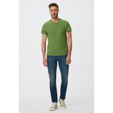 Lee Cooper Jagger Erkek Slım Straıght Dar Kesim Normal Bel Düz Paça Jean Pantolon Mavi - 38 - 34