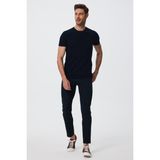 Lee Cooper Jagger Erkek Slım Straıght Dar Kesim Normal Bel Düz Paça Jean Pantolon Mavi - Koyu Gri - 34 - 32