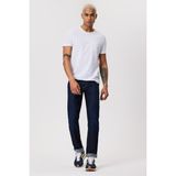 Lee Cooper Jagger Erkek Slım Straıght Dar Kesim Normal Bel Düz Paça Jean Pantolon Mavi - Koyu Mavi - 29 - 32