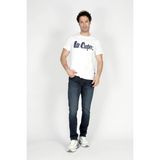Lee Cooper Jagger Erkek Slım Straıght Dar Kesim Normal Bel Düz Paça Jean Pantolon Mavi - Koyu Mavi - 31 - 30