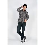 Lee Cooper Jagger Erkek Slım Straıght Dar Kesim Normal Bel Düz Paça Jean Pantolon Mavi - Koyu Mavi - 32 - 34