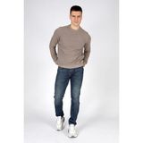 Lee Cooper Jagger Erkek Slım Straıght Dar Kesim Normal Bel Düz Paça Jean Pantolon Mavi - Orta Mavi - 33 - 32