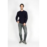 Lee Cooper Jagger Erkek Slım Straıght Dar Kesim Normal Bel Düz Paça Jean Pantolon Mavi - Orta Mavi - 34 - 32