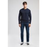 Lee Cooper Jagger Normal Bel Dar Kesim Düz Paça Erkek Jean Pantolon Devon Mid Blue