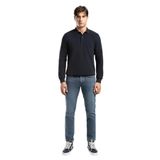 Lee Cooper Jagger Normal Bel Dar Kesim Düz Paça Mavi Jean Pantolon, 34/32, 261 LCM 121068, POSEY IRISH BLUE, Erkek