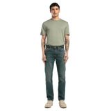 Lee Cooper Jagger Slim Straight Dar Kesim Normal Bel Jean Pantolon Yeşil, 33/34, 252 LCM 121002, OCTOPUS JNB STONE, Erkek