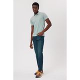 Lee Cooper Jake Erkek %100 Pamuk Polo Yaka T-Shirt Pastel Yeşili - 10-Yeşil