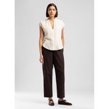 Lee Cooper Janet Kısa Kol Bluz, M, 262 LCF 242004, BEYAZ, Kadın