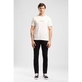 Lee Cooper Jasıel Erkek Regular Fit Baskılı Bisiklet Yaka T-Shirt Ekru - M