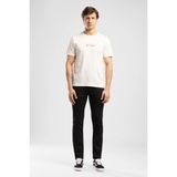 Lee Cooper Jasıel Erkek Regular Fit Baskılı Bisiklet Yaka T-Shirt Ekru