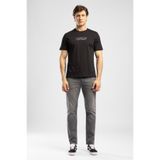 Lee Cooper Jasıel Erkek Regular Fit Baskılı Bisiklet Yaka T-Shirt Siyah