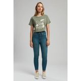 Lee Cooper Jaycee Çok Yüksek Bel Dar Kesim Çok Dar Paça Mavi Kadın Jean Pantolon - 32 / 28