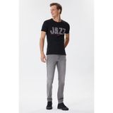 Lee Cooper Jazz Erkek %100 Pamuk Bisiklet Yaka T-Shirt Siyah - 05-Siyah