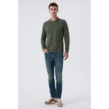 Lee Cooper Jeff Erkek Skınny Süper Dar Kesim Normal Bel Dar Paça Jean Pantolon Mavi - 28 - 30