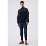 Lee Cooper Jeff Erkek Skınny Süper Dar Kesim Normal Bel Dar Paça Jean Pantolon Mavi - Koyu Mavi - 30 - 30