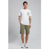 Lee Cooper Joan Cargo Erkek Dokuma Şort Haki
