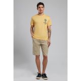 Lee Cooper Jogger Cargo Erkek Dokuma Şort Bej, 32