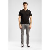 Lee Cooper JONAT Erkek Regular Fit %100 Pamuk Basic V Yaka T-Shirt Siyah