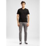 Lee Cooper JONAT Regular Fit%100 Pamuk Basic V Yaka T-Shirt Siyah, L, 262 LCM 242002, SİYAH, Erkek
